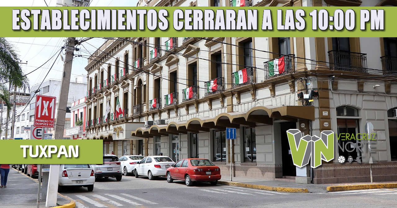 ESTABLECIMIENTOS CERRARAN A LAS 10:00 PM