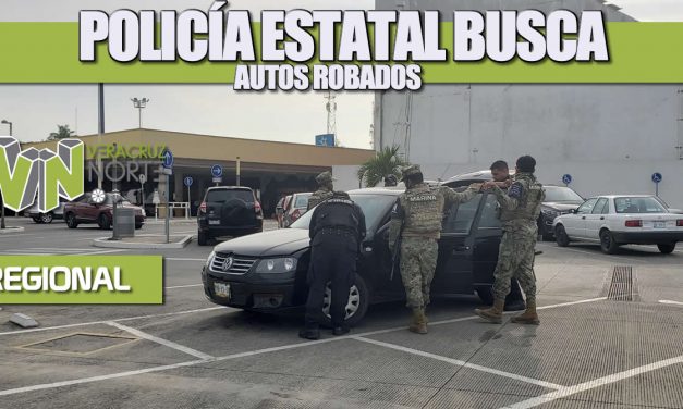 Policía Estatal busca autos robados