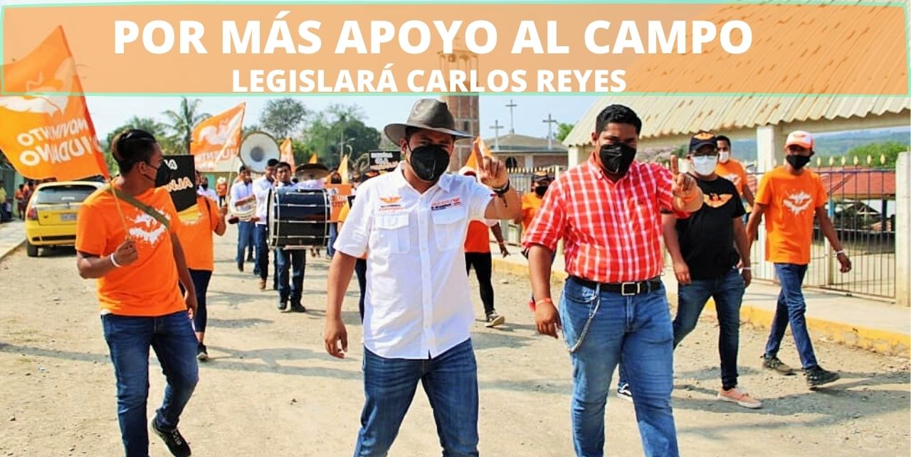 POR MÁS APOYO AL CAMPO LEGISLARÁ CARLOS REYES
