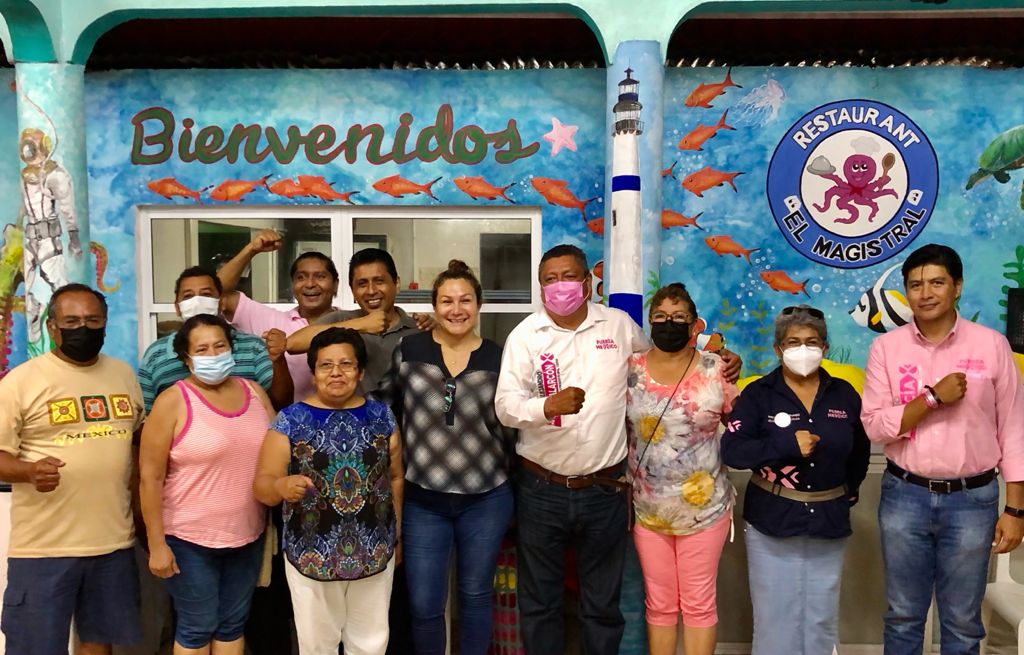 LOS CANDIDATOS DE FUERZA POR MEXICO HABLAN CON DIRECTIVOS DE CANIRAC