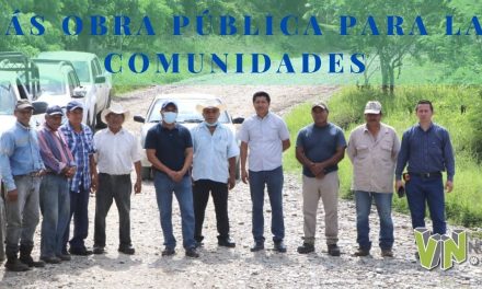 MÁS OBRA PÚBLICA PARA LAS COMUNIDADES