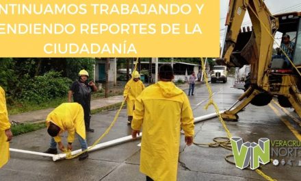 CONTINUAMOS TRABAJANDO Y ATENDIENDO REPORTES DE LA CIUDADANÍA