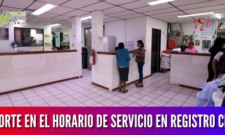 RECORTE EN EL HORARIO DE SERVICIO EN REGISTRO CIVIL
