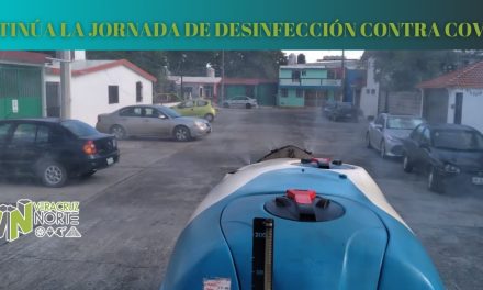 CONTINÚA LA JORNADA DE DESINFECCIÓN CONTRA COVID19