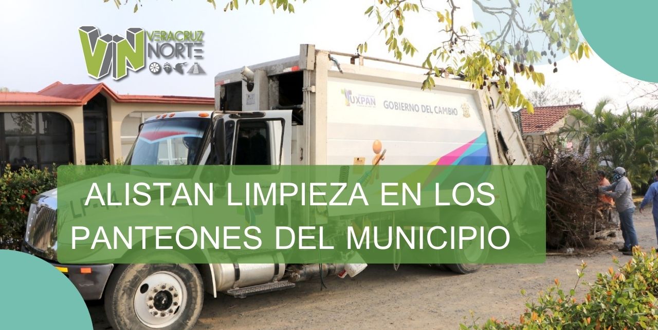 ALISTAN LIMPIEZA EN LOS PANTEONES DEL MUNICIPIO