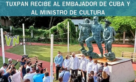 TUXPAN RECIBE AL EMBAJADOR DE CUBA Y AL MINISTRO DE CULTURA