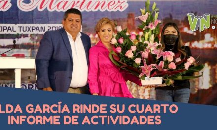 ELDA GARCÍA RINDE SU CUARTO INFORME DE ACTIVIDADES