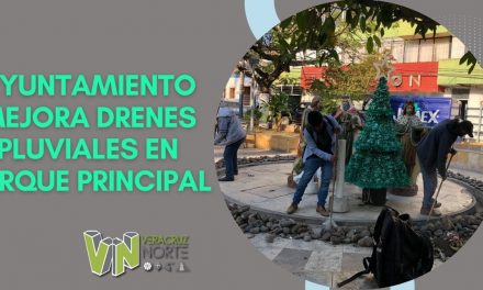 Ayuntamiento Mejora Drenes Pluviales En Parque Principal
