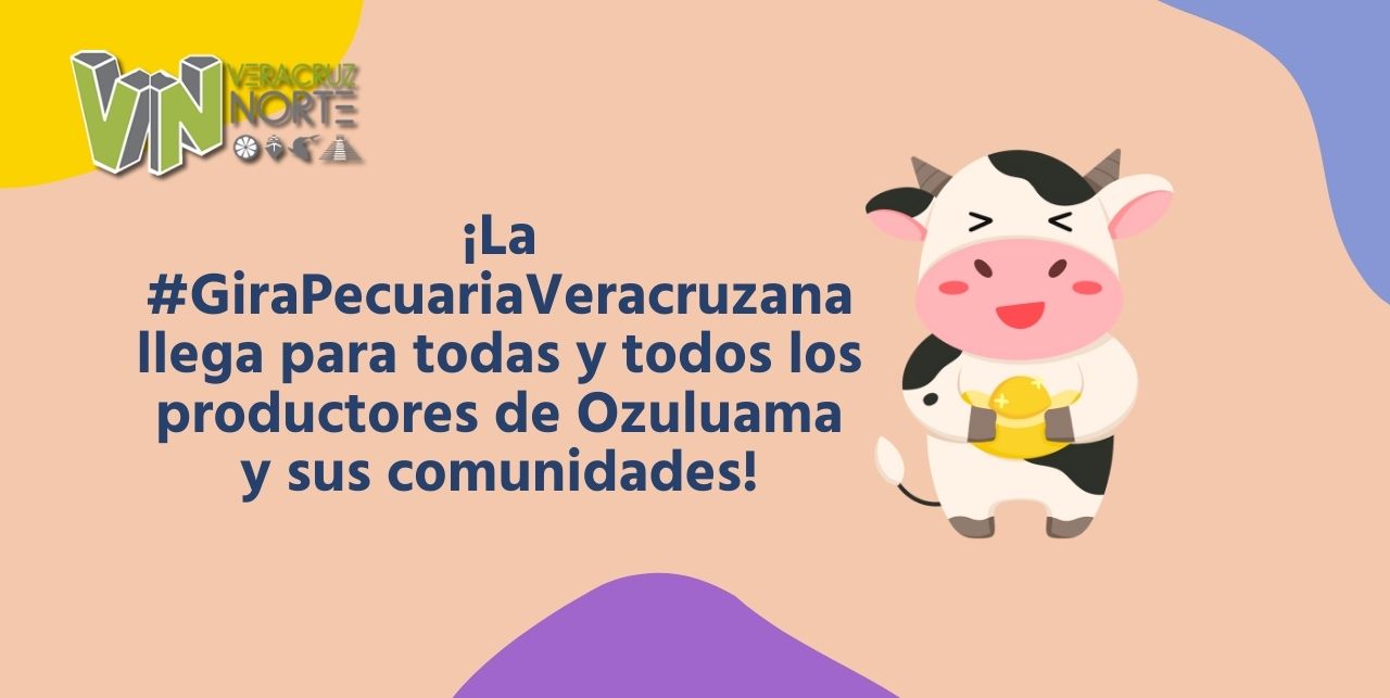 OZULUAMA: ¡La #GiraPecuariaVeracruzana llega para  todas y todos los productores de Ozuluama y sus comunidades!
