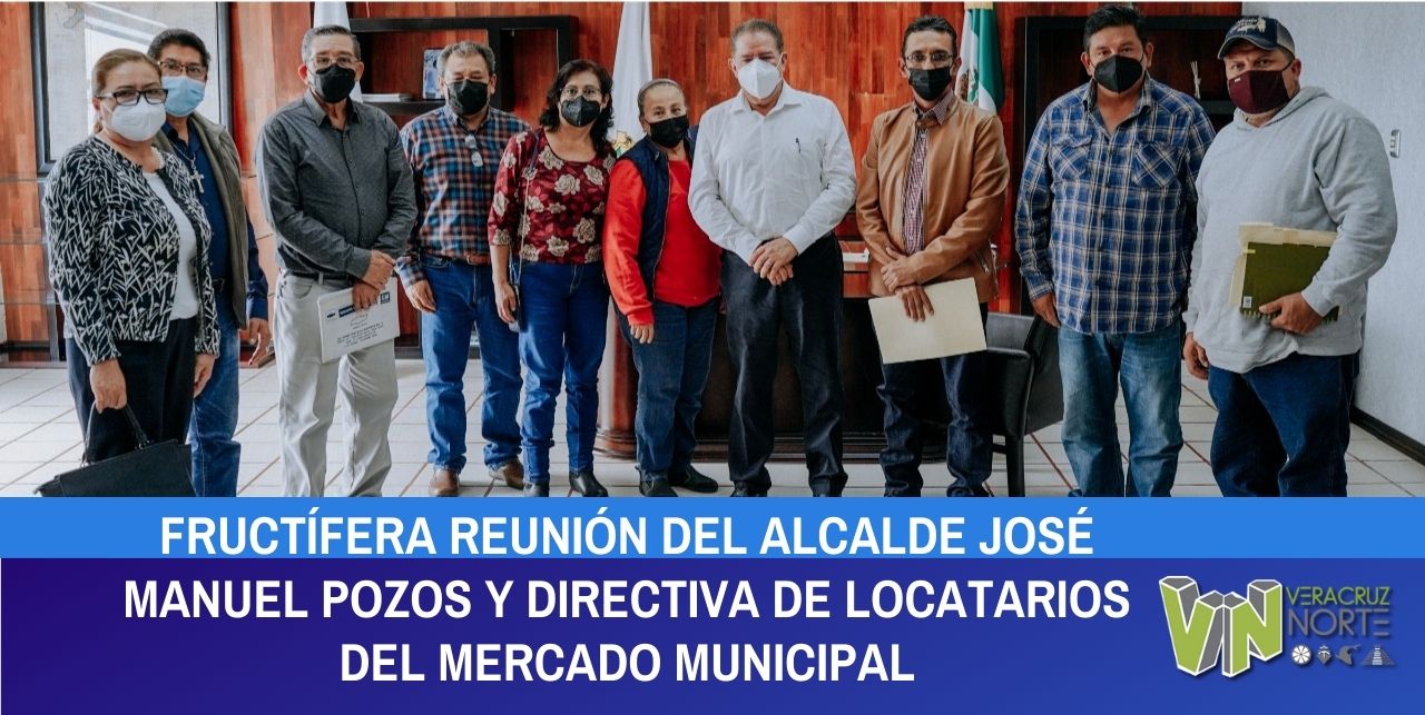 Fructífera Reunión Del Alcalde José Manuel Pozos Y Directiva De Locatarios Del Mercado Municipal