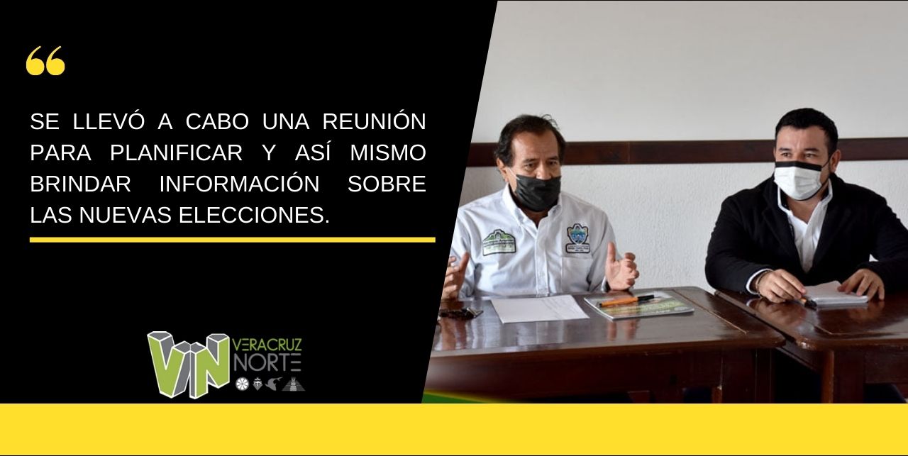 SE LLEVÓ A CABO UNA REUNIÓN PARA PLANIFICAR Y ASÍ MISMO BRINDAR INFORMACIÓN SOBRE LAS NUEVAS ELECCIONES