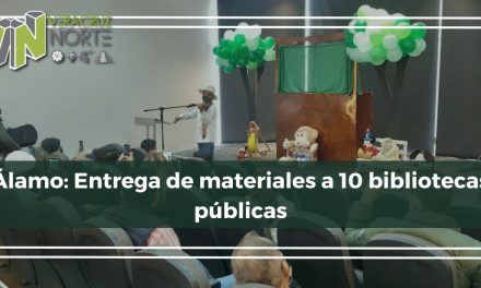 Álamo: Entrega de materiales a 10 bibliotecas públicas