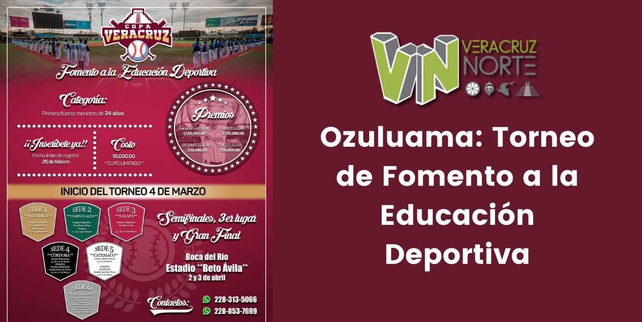 Ozuluama: Torneo de Fomento a la Educación Deportiva