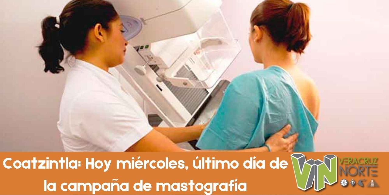 Coatzintla: Hoy miércoles, último día de la campaña de mastografía