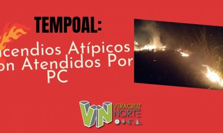 TEMPOAL: Incendios Atípicos Son Atendidos Por PC