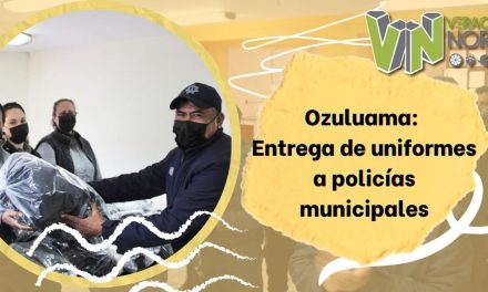 Ozuluama: Entrega de uniformes a policías municipales
