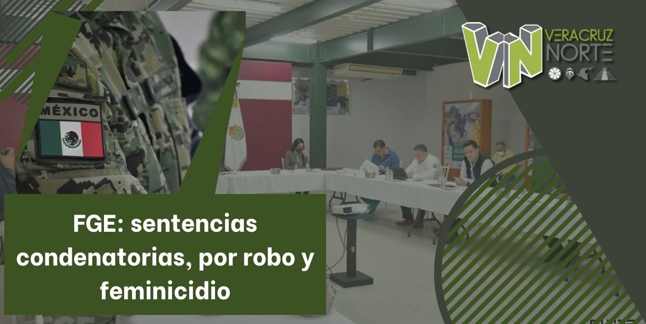 FGE: sentencias condenatorias, por robo y feminicidio