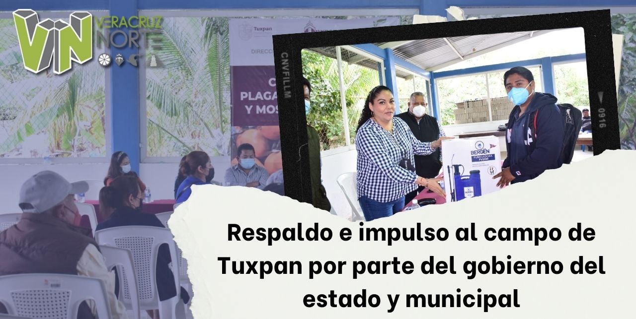 Respaldo e impulso al campo de Tuxpan por parte del gobierno del estado y municipal