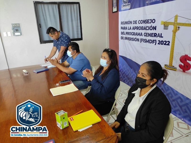 Chinampa: Se lleva a cabo la sesión para destinar el Fondo de Aportaciones del FISMDF