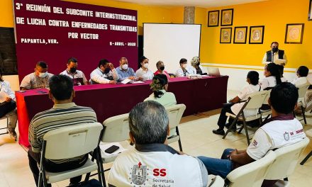Papantla: Tercer reunión del Subcomité Interinstitucional de lucha contra enfermedades transmitidas por vector