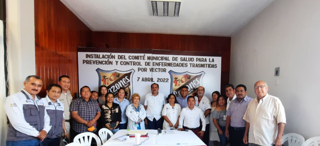 Cazones: Instalación del Comité Municipal de Salud para la Prevención y Control de Enfermedades Transmitidas por Vector