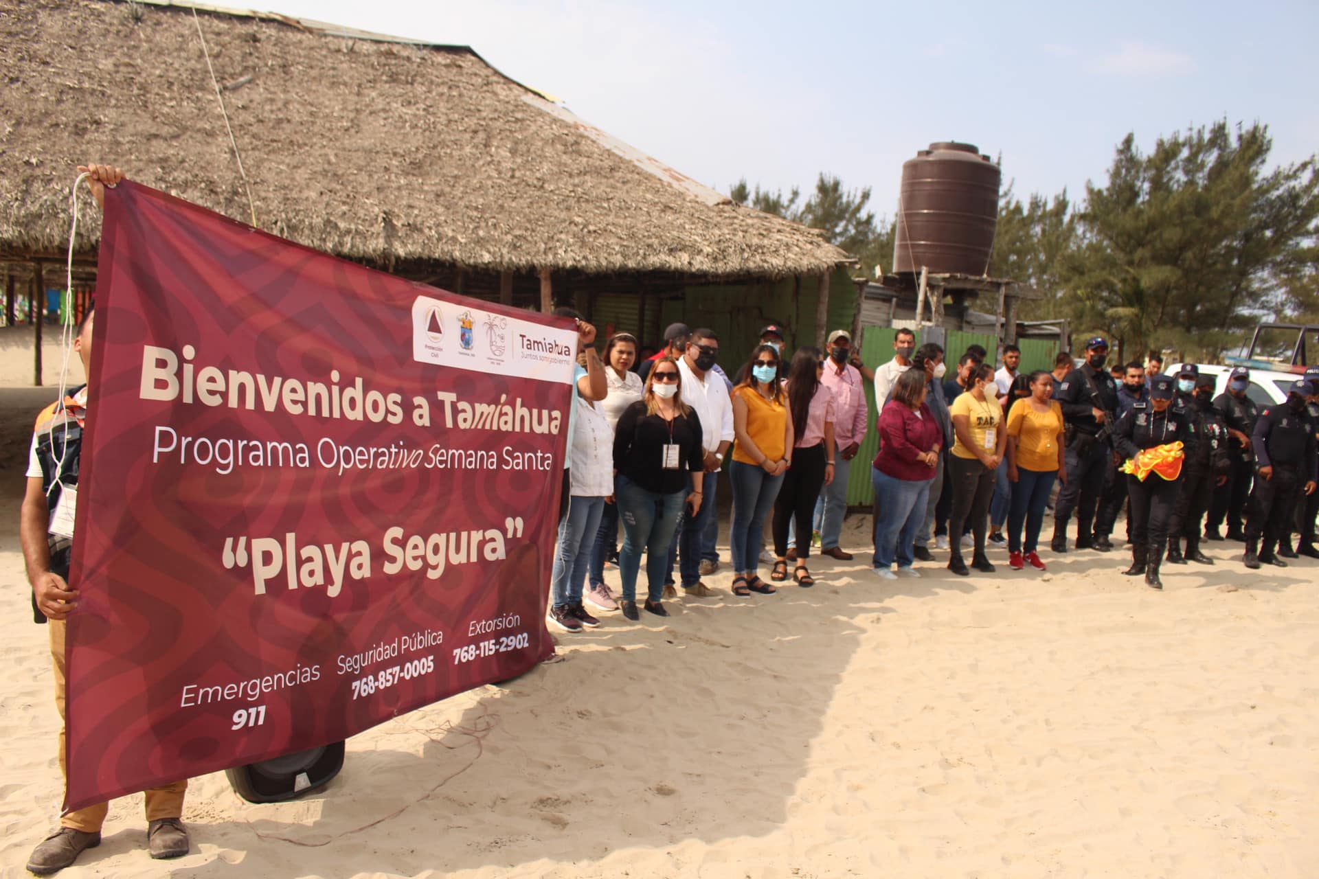 Tamiahua: Se pone en marcha el Operativo de Semana Santa 2022 «Playa Segura»