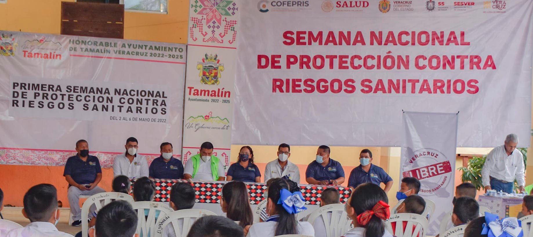 Tamalín: Semana Nacional de Protección contra Riesgos Sanitarios