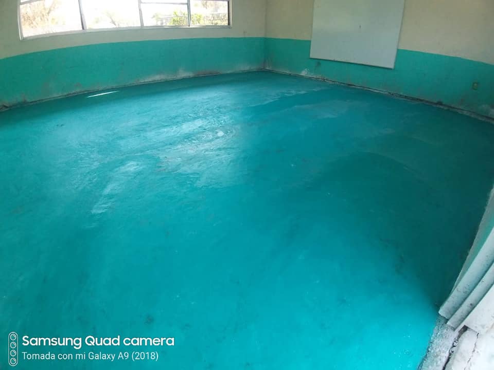 Ozuluama: Construcción del piso de concreto hidráulico para jardín de niños en la comunidad Agua Nacida