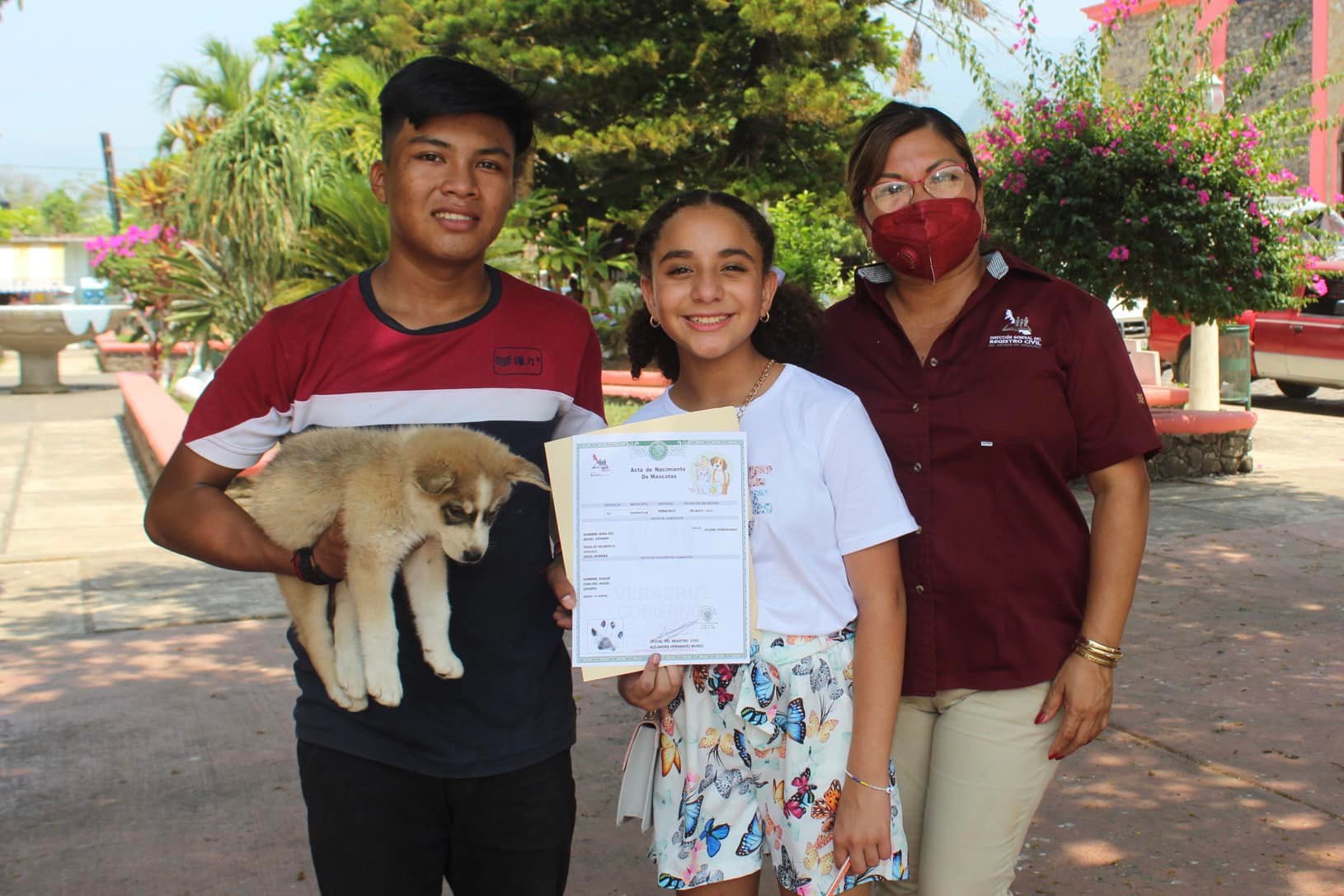 Chontla: Primera Jornada de Registro de Mascotas en el Registro Civil