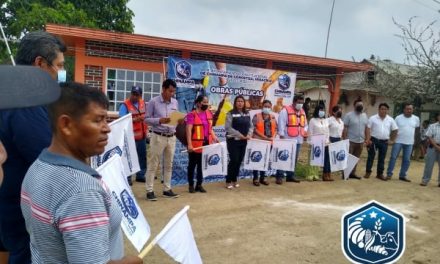 ARRANCA EL AYUNTAMIENTO DE CHINAMPA CON 3 BANDERAZOS DE OBRAS