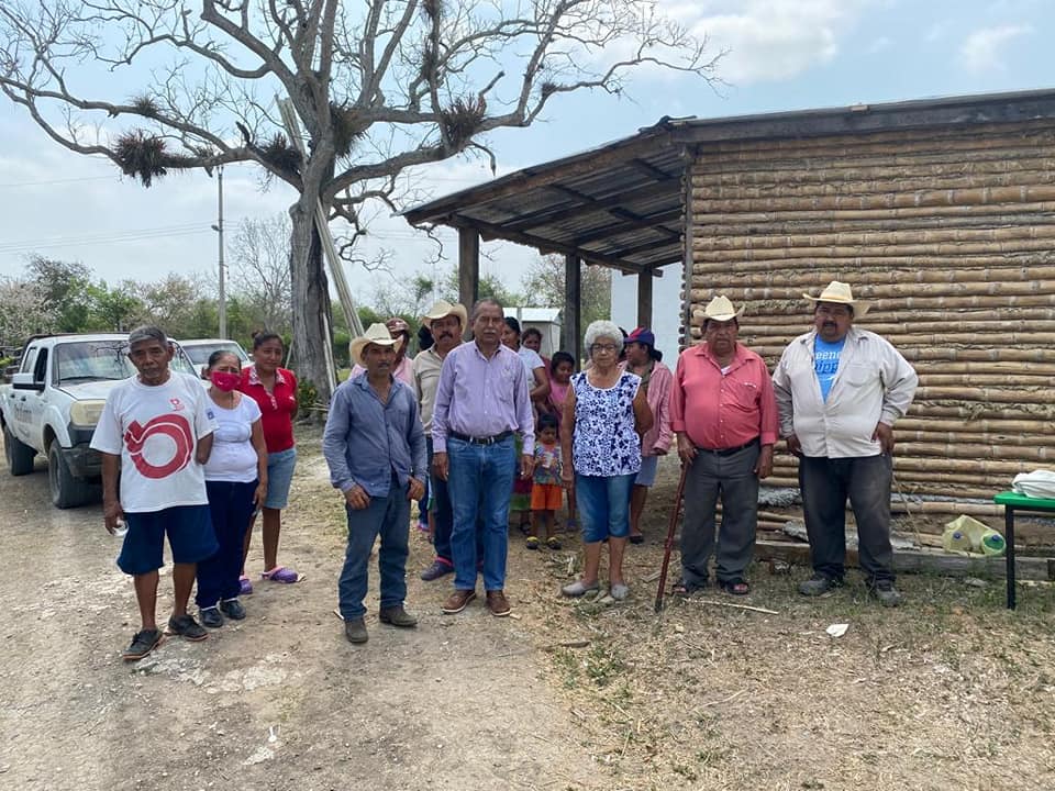 Ozuluama: Comité de obra en la comunidad del Limón