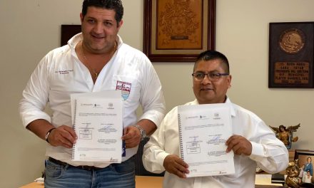 Platón Sánchez: Firma de convenio con el Instituto Tecnológico de Huejutla