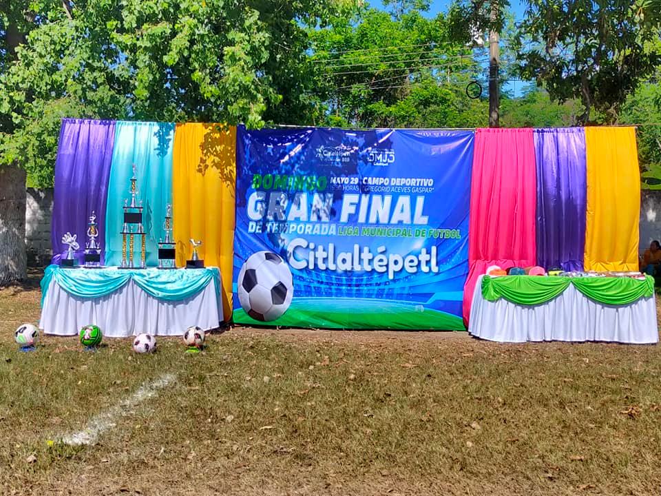 Citlaltépetl: Final de temporada liga municipal de fútbol 2022