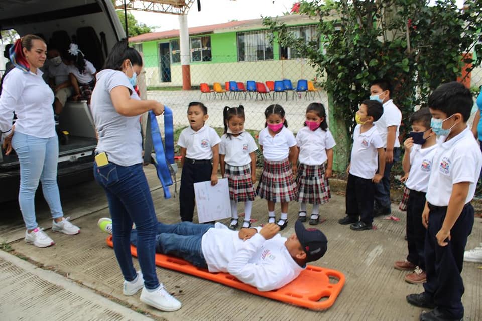 Ozuluama: Día del Simulacro de Emergencia Escolar