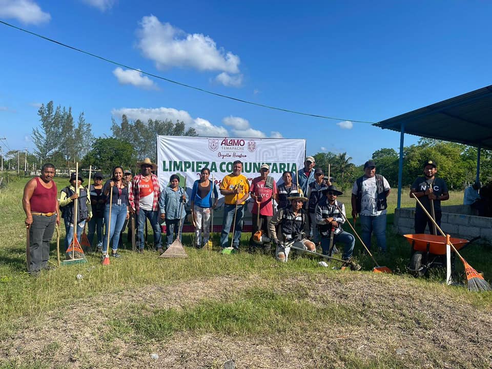 Álamo: Limpieza Comunitaria en el ejido Potrero del Llano 2