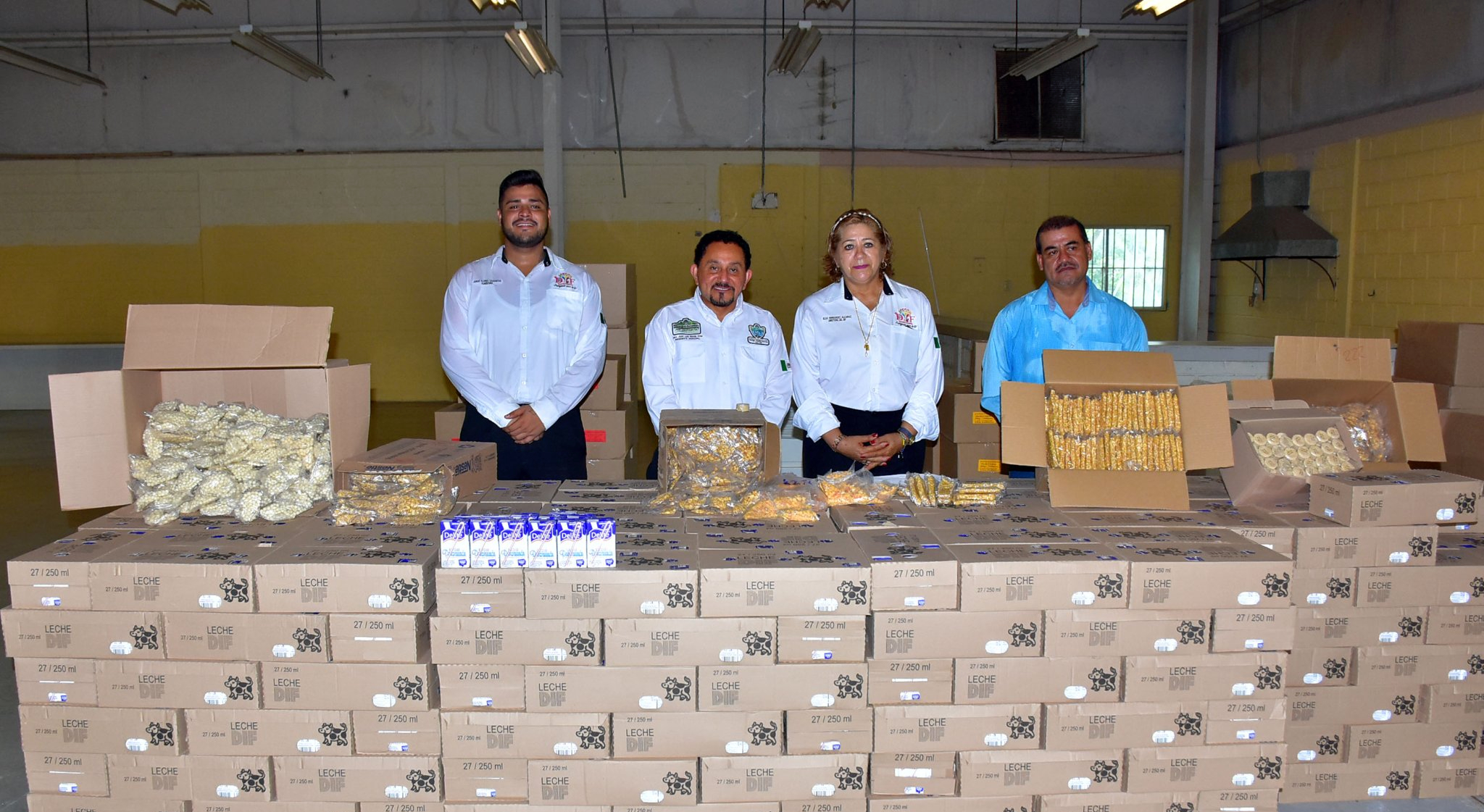 Naranjos: Recepción de desayunos escolares fríos
