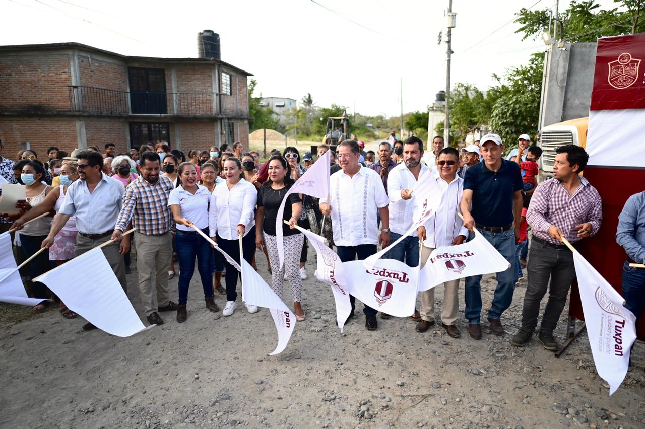 Tuxpan: Con obras y acciones se transformará la colonia Villa Rosita II