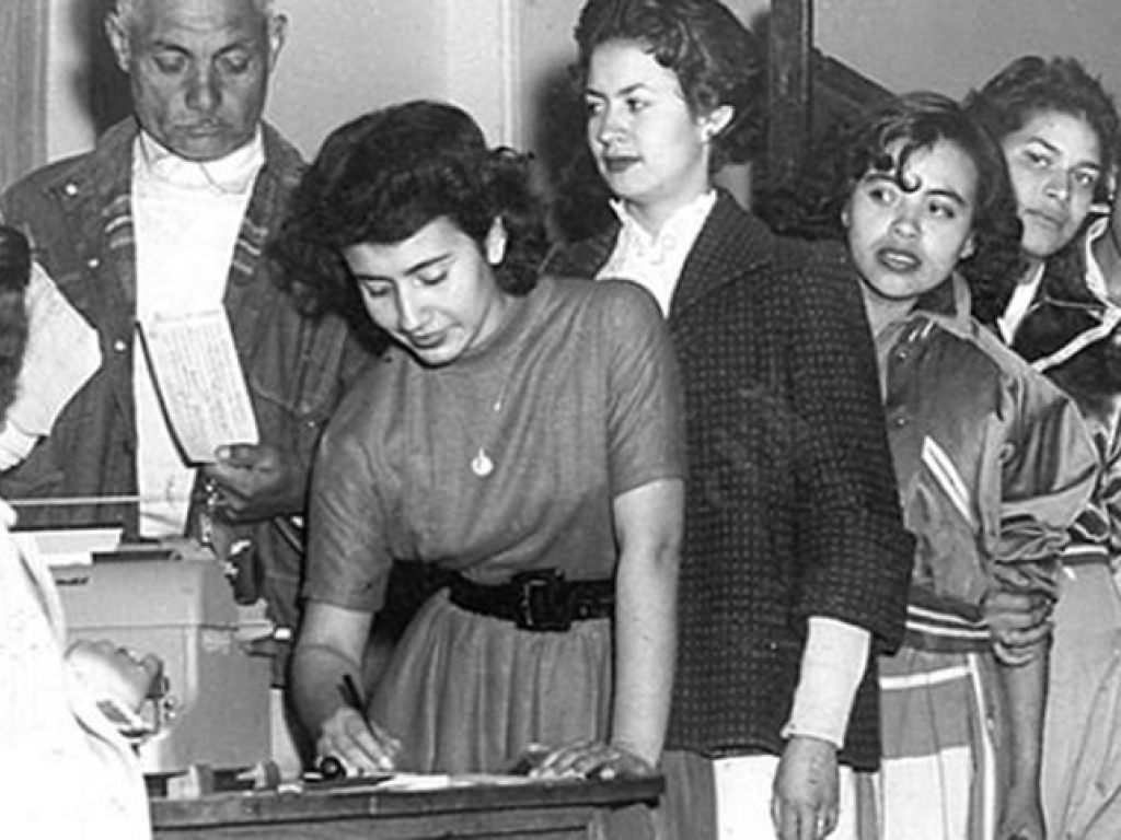 Gutiérrez Zamora: Las mujeres mexicanas votan por primera vez