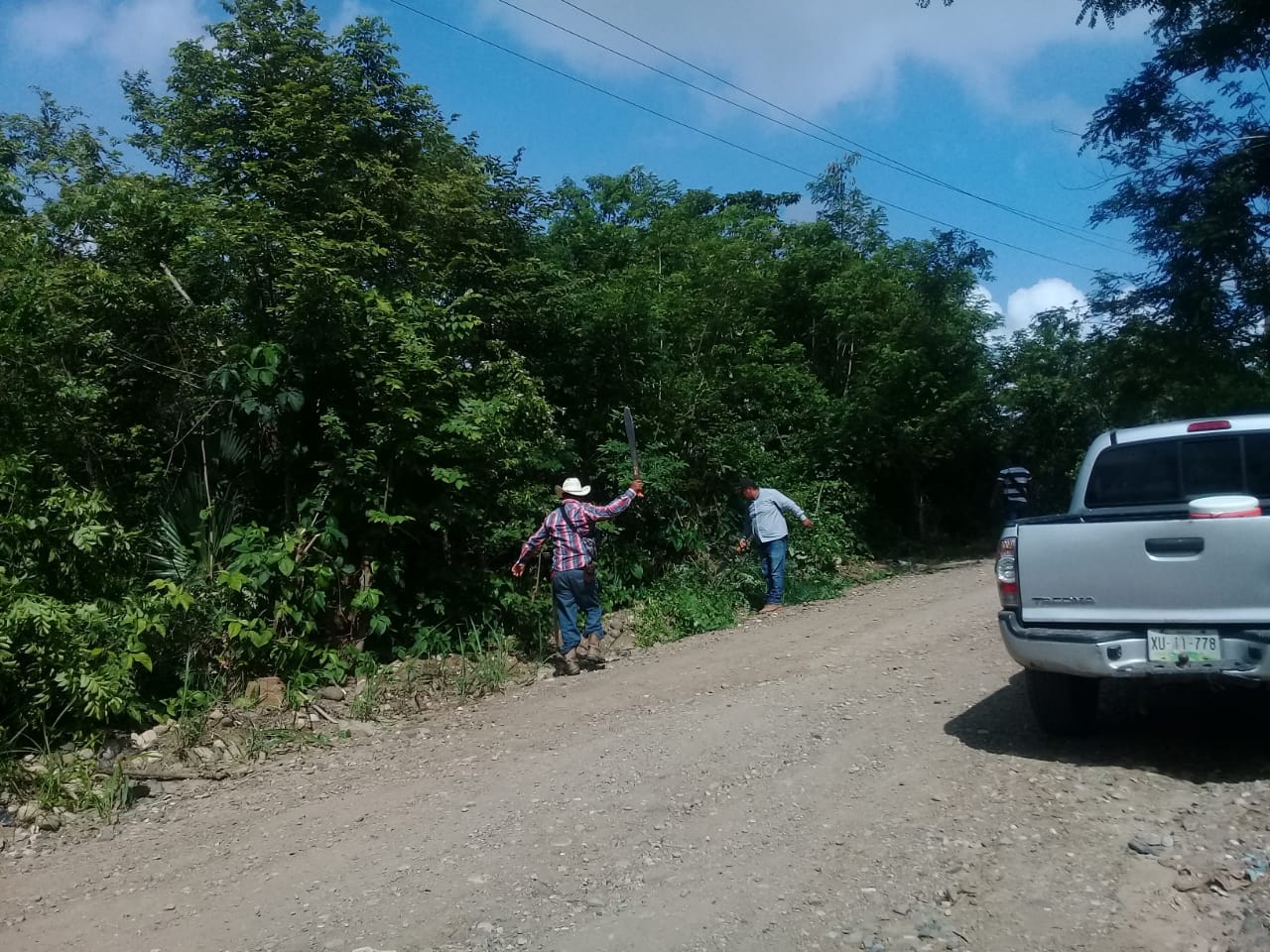 Tancoco: Faena en las comunidades de La Mora, Toteco y Adalberto Tejeda