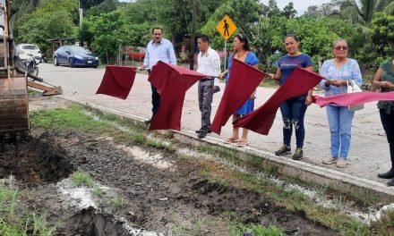 Cazones: Banderazo de inicio de obras en Reforma de Herrera, Cerro Verde y Rancho Palmas