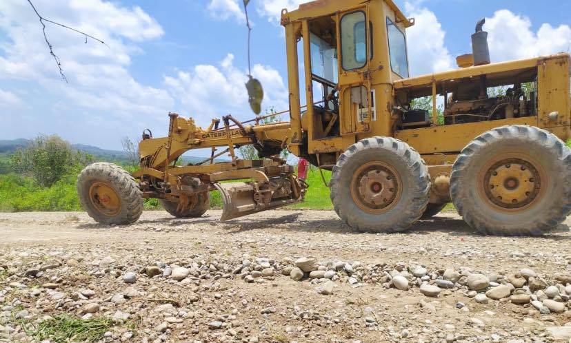 Álamo: Se rehabilitan caminos rurales