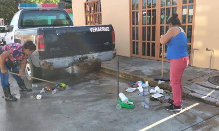 Tamiahua: Labores de limpieza por personal de servicios generales del ayuntamiento