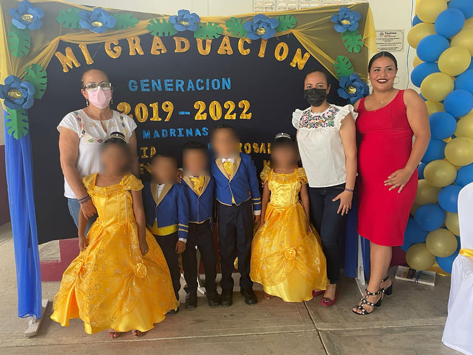 Tantima: Ceremonia de Clausura de Jardín de Niños de Rancho Abajo