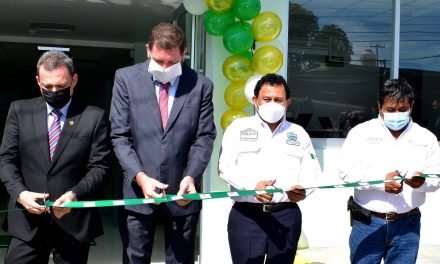 Naranjos: Alcalde asiste a inauguración de sucursal de Caja Popular