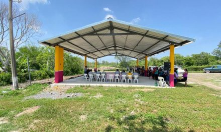 Ozuluama: Inauguración del techumbre de usos múltiples de la comunidad del Limón