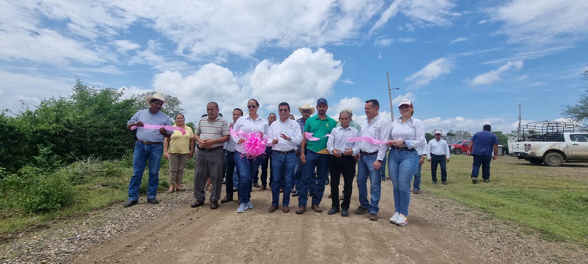 Inauguración del camino Mascareñas a Chaca Gorda