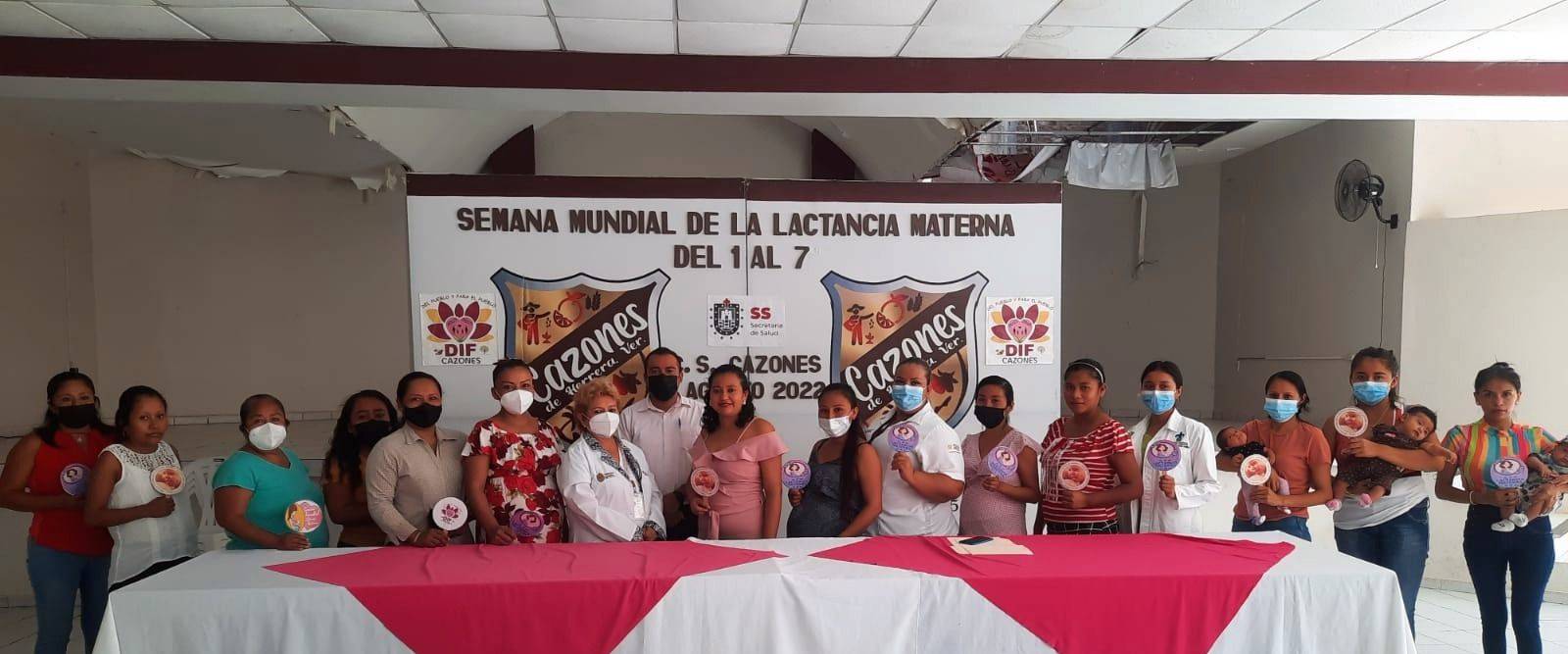 Cazones: Primera conferencia sobre la lactancia en los infantes