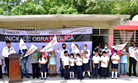 Naranjos: Banderazo de inicio de obra en la Loc. La Empalizada