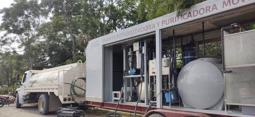 Álamo: Comienza el suministro agua purificada a diferentes localidades