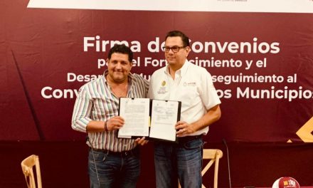 Platón Sánchez: Firma de convenio para el fortalecimiento y el desarrollo municipal en seguimiento al convenio macro con los municipios
